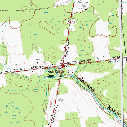 Topographic Map of District School Number 2 (historical), NY