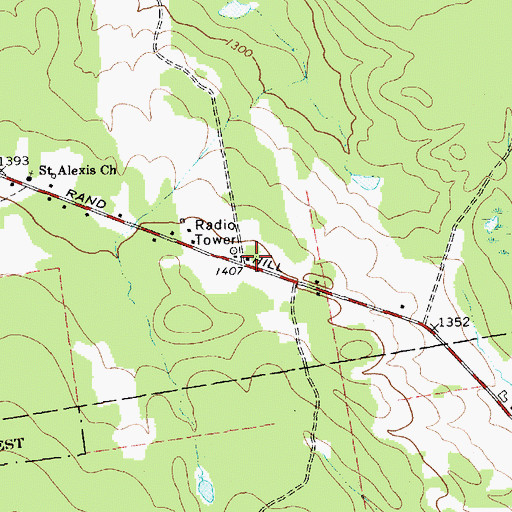 Topographic Map of School Number 8 (historical), NY