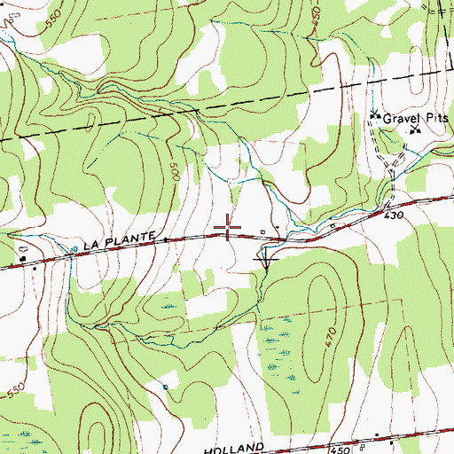Topographic Map of School Number 8 (historical), NY