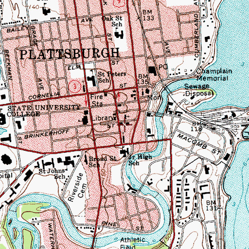 Topographic Map of Salvation Army, NY