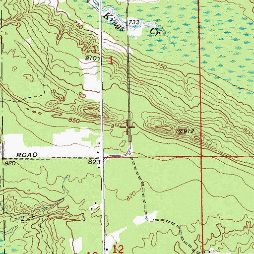 Topographic Map of Seventh-Day Adventist Church, MI