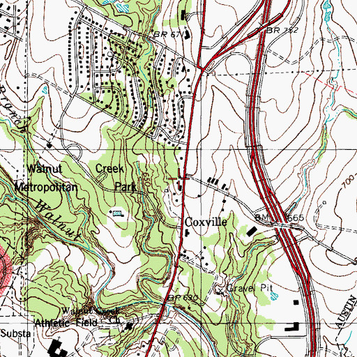 Topographic Map of Thien Hau Temple, TX