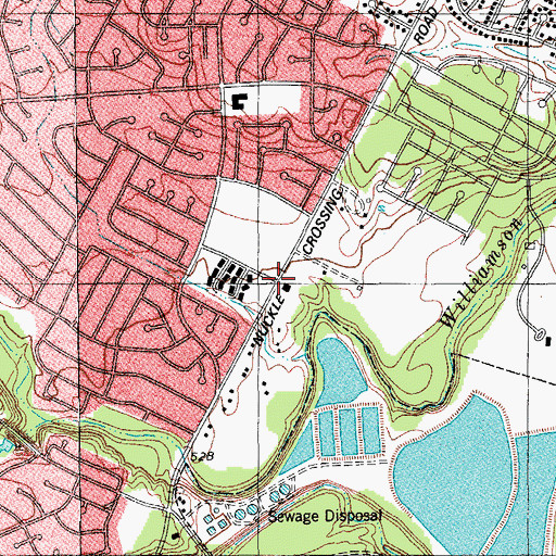 Topographic Map of Austin Fire Department Station 24, TX