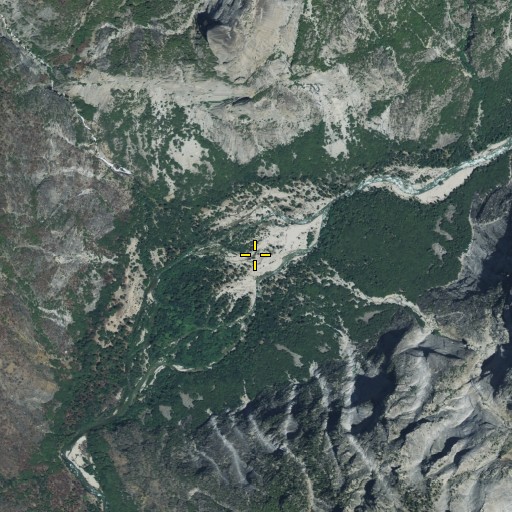 Aerial/Satellite Image of Tehipite Valley, CA