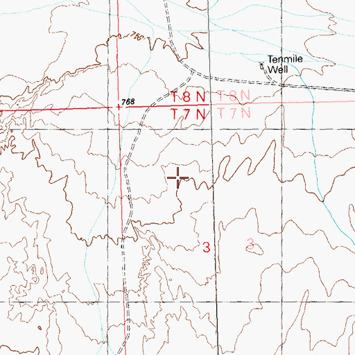 Topographic Map of Thumb Butte Tank, AZ