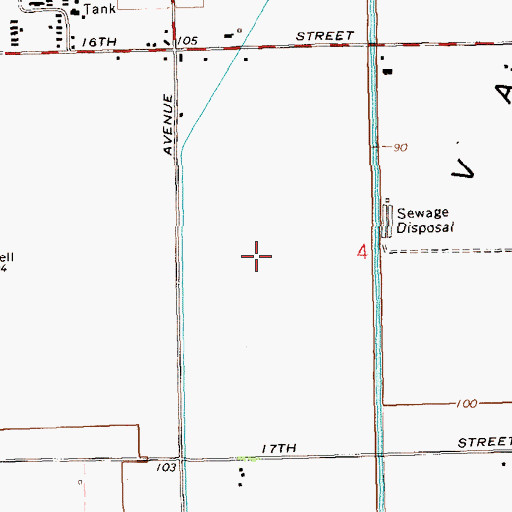 Topographic Map of Trevorrow Lateral, AZ