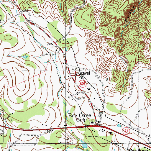 Topographic Map of First Church of Christ Scientist, TX