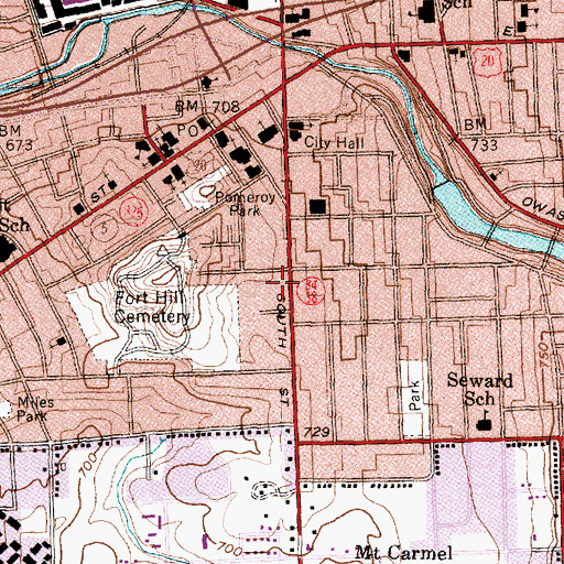 Topographic Map of Westminster Manor Home For The Aged, NY