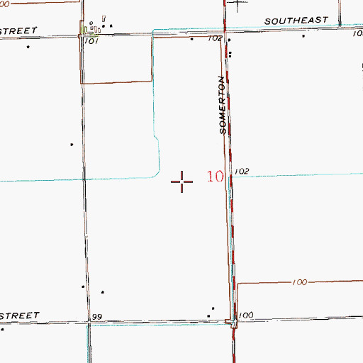 Topographic Map of Tuttle Lateral, AZ