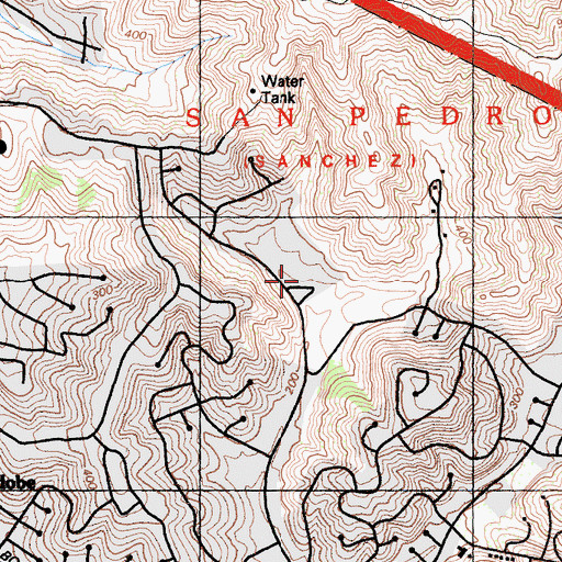 Topographic Map of Terra Nova High School, CA