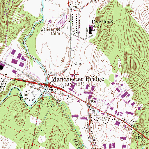 Topographic Map of Saint Andrew's Episcopal Church, NY