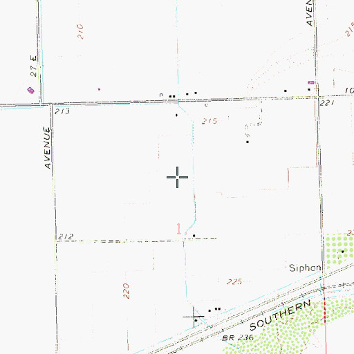 Topographic Map of Wellton 4.2 Lateral, AZ