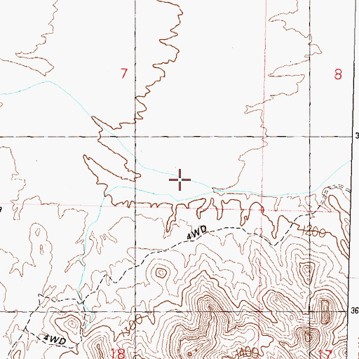 Topographic Map of White Tank, AZ