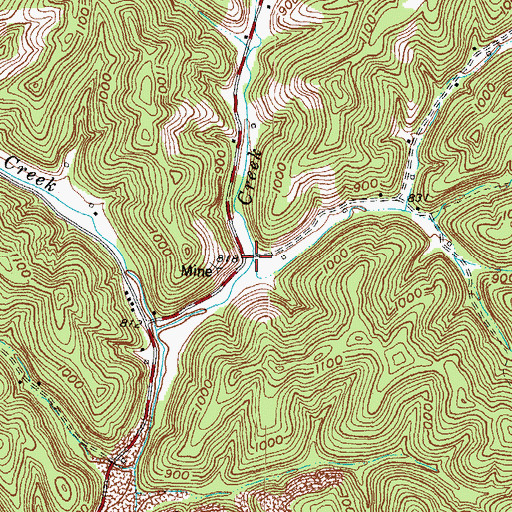 Topographic Map of Steele Post Office (historical), KY