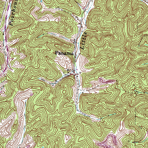 Topographic Map of Centerville School (historical), KY