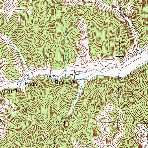 Topographic Map of Pekin School (historical), KY
