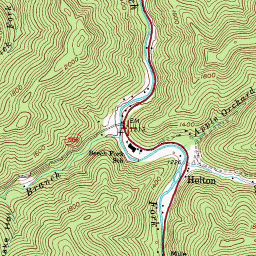 Topographic Map of Imlay Post Office (historical), KY