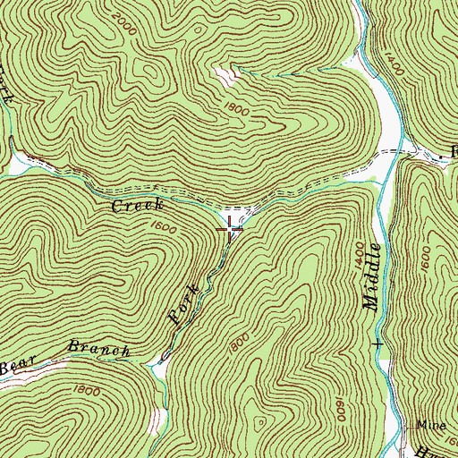 Topographic Map of Marbone School (historical), KY