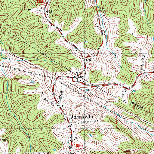 Topographic Map of Fairview Christian Church, KY