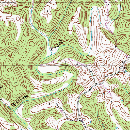 Topographic Map of Forest Grove School (historical), KY