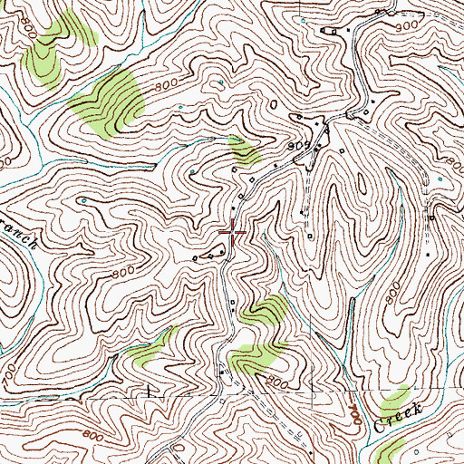 Topographic Map of Parina (historical), KY