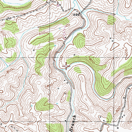 Topographic Map of Rising School (historical), KY