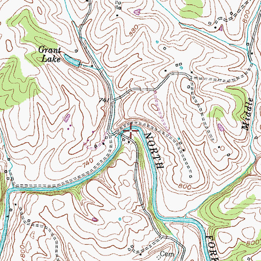 Topographic Map of Taylors Mill (historical), KY