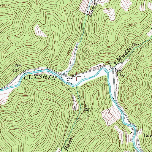 Topographic Map of Hayes Lewis School (historical), KY