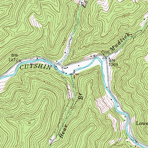 Topographic Map of Hilton Post Office (historical), KY
