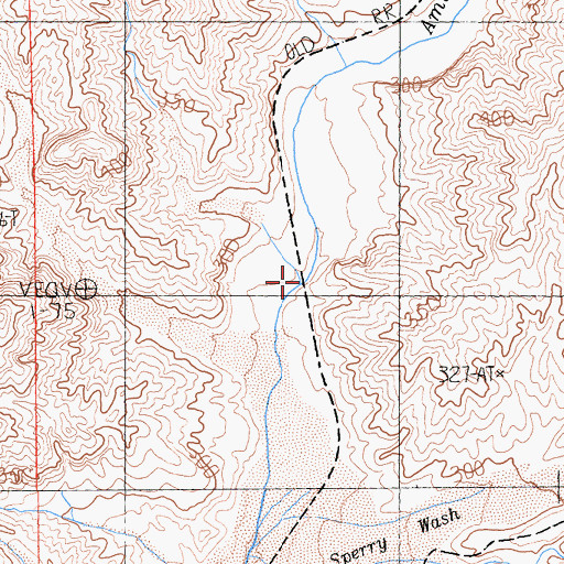 Topographic Map of Dumont Crossing, CA