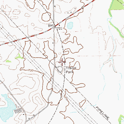 Topographic Map of Stidham-Henderson Cemetery, GA