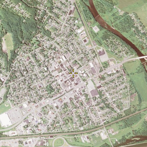 Aerial/Satellite Image of Herkimer Municipal Hall, NY