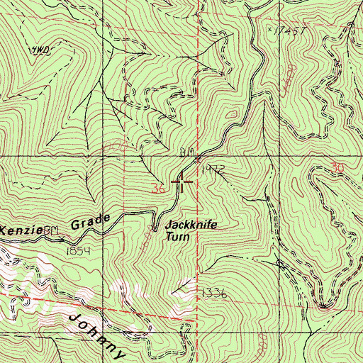 Topographic Map of Tindall Camp, CA