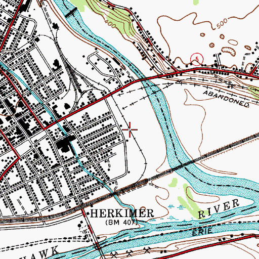 Topographic Map of Ukrainian Evangelical Assemblies of God Church, NY