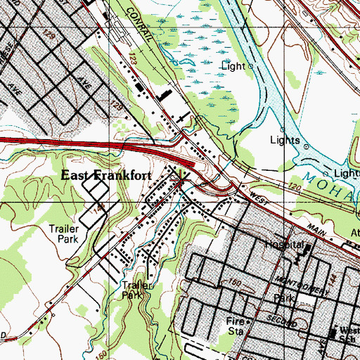 Topographic Map of Union Free School (historical), NY