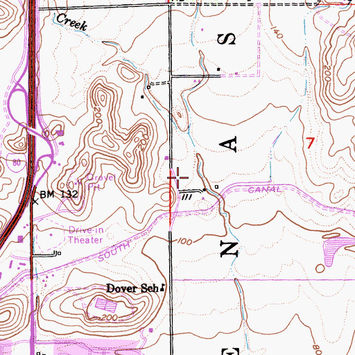 Topographic Map of Tolenas, CA