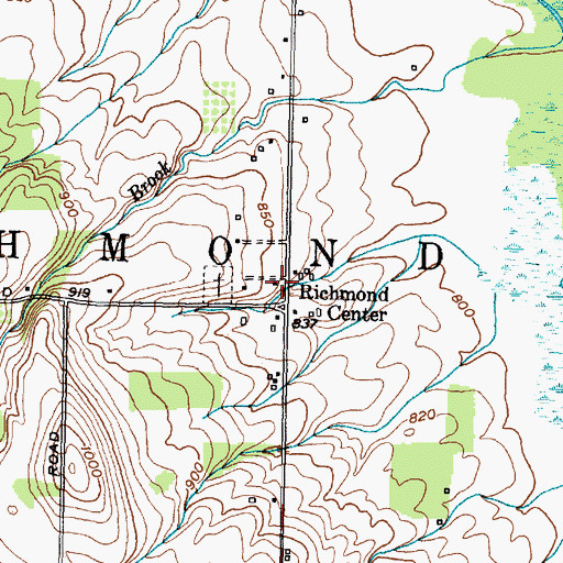 Topographic Map of School Number 7 (historical), NY