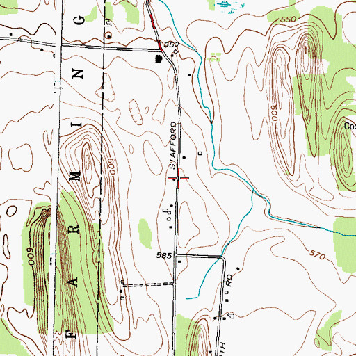 Topographic Map of School Number 11 (historical), NY