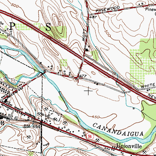 Topographic Map of School Number 21 (historical), NY