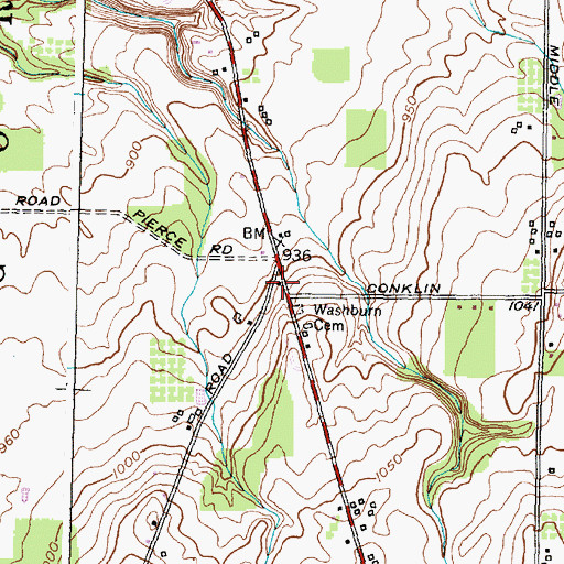 Topographic Map of School Number 5 (historical), NY