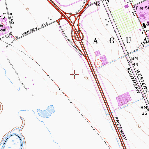 Topographic Map of Toroges Creek, CA