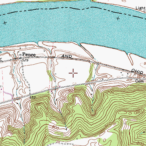 Topographic Map of Dolls Bottom, KY