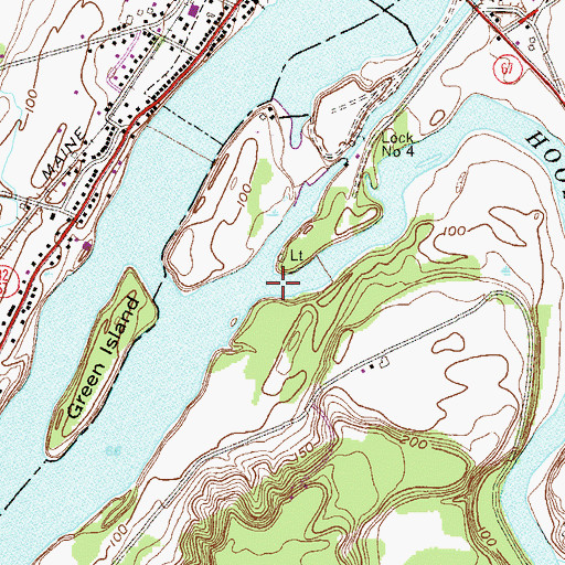 Topographic Map of Pachgatgoch, NY