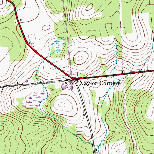 Topographic Map of School Number 12 (historical), NY