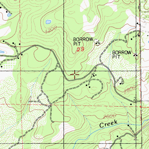 Topographic Map of Twin Valley School, CA