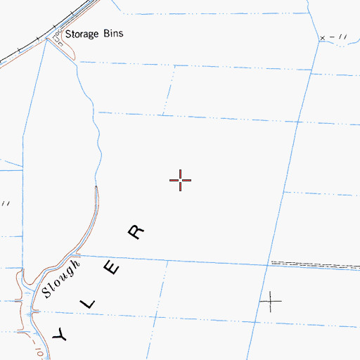 Topographic Map of Tyler Island, CA
