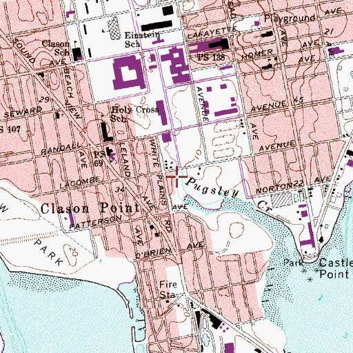 Topographic Map of Bronx Mathematics Preparatory Academy, NY