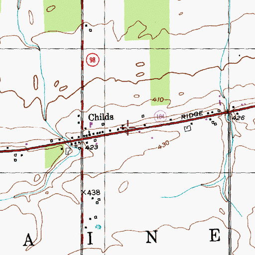 Topographic Map of School Number 5 (historical), NY