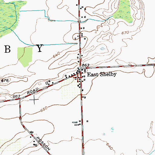 Topographic Map of School Number 12 (historical), NY