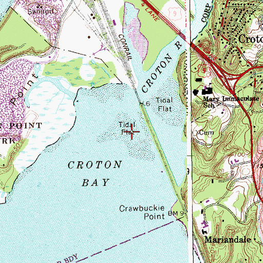 Topographic Map of Dover Kill Island (historical), NY